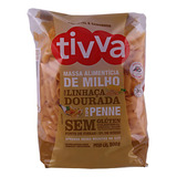 Macarrão Penne Com Linhaça Dourada Sem Glúten Tivva 500g