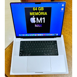 Macbook Pro M1 Max. Mem. 64 Gb. Ssd 1 Tb. Tela 16.2