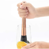 Macerador De Caipirinhas Socador Frutas Bartender Rose Gold