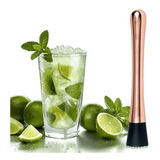 Macerador Para Caipirinha Cobre / Rose Gold Socador 20cm