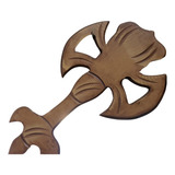 Machado De Xango 41cm Oxé Vazado Umbanda Candomblé Unidade