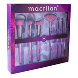 Macrilan Kit De Pincéis Violet Com 7 Ed005