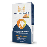 Macrogard Pet Small Size Avert Betaglucanas 30 Comprimidos