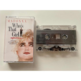 Madonna Who's That Girl Fita K7 Cassete Importada Alemanha