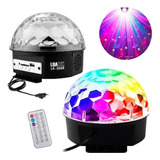 Magic Cristal Ball Led 6 Colors Caixa De Som Usb Bola Maluca