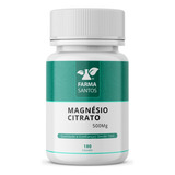 Magnésio Citrato 500mg 180 Cápsulas