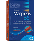 Magnesis B6 30 Comprimidos - Fonte De Magnésio E Vitamina B6