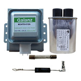 Magnetron M24fb610a + Capacitor 0.85 + Fusível Alta + Diodo