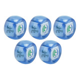 Mahjong Wind Direction Dice, 5 Peças (east South West North)