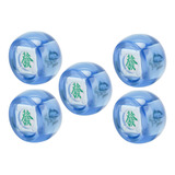 Mahjong Wind Direction Dice, 5 Peças (east South West North)
