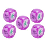 Mahjong Wind Direction Dice, 5 Peças (east South West North)