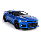 Maio De 2017 Chevrolet Camaro Zl1 Azul 1/24 Diecast Pré [u]