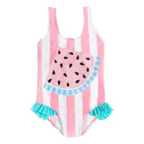 Maiô De Bebê Infantil Menina Roupa Banho Melancia Np132