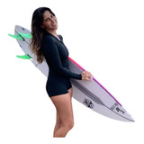 Maiô Surf Zíper Manga Longa Itaúna - Preto