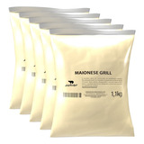 Maionese Grill Junior Pouch 1,1kg Caixa 5 Unidades