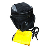 Mala Bolsa Alforge Expansiva Hard Capacete Encosto Bagageiro