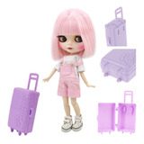 Mala De Viagem Para Boneca Blythe Pullip Licca Momoko Bolsa