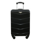 Mala Viagem Bordo P Polo King Rodas 360° Cadeado Abs Mf10337 Cor Preto