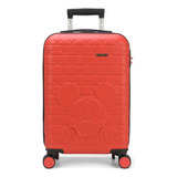 Mala Viagem Grande Rodinhas 360 Mickey Mouse Disney Cor Vermelho - Mf10405my-vm-28