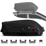 Maleiro Bagageiro Baú De Teto Ecosport 600 Litros Preto 50kg