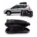 Maleiro De Teto Motobul 350 Litros Bagageiro Com Chave Preto