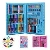 Maleta De Pintura Infantil Estojo Material Escolar Caneta 