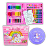 Maleta De Pintura Infantil Kit Escolar Colorir Estojo 150pcs