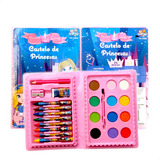 Maleta De Pintura Infantil Material Escolar Estojo 24 Pecas