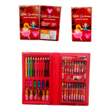 Maleta De Pintura Infantil Material Escolar Estojo 48 Pecas