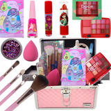 Maleta Estojo Baú Maquiagem Infantil Completa Kit Infantil