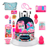 Maleta Infantil + Kit De Maquiagens De Beleza Ms66