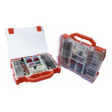 Maleta Kit De Acessórios Para Micro Retífica Com 99 Peças