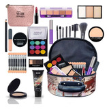 Maleta + Kit De Maquiagens Completa Luisance + Brindes Bz51