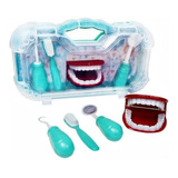 Maleta Kit Dentista Cuidando Do Dentinho-verde - Paki Toys