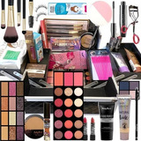 Maleta Maquiagem Completa Ruby Rose Kit Macrilan Pinceis Pó