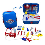 Maleta Médica Infantil Enfermeira + Acessórios Rosa Ou Azul