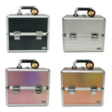Maleta P/ Kit Maquiagem Grande Ruby's 6 Bandejas Viagem Cor