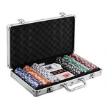 Maleta Poker 300 Fichas Oficiais Kit