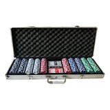 Maleta Poker 500 Fichas Kit Completo