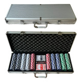 Maleta Poker 500 Fichas Kit Completo Profissional Com Nf e