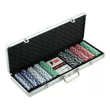 Maleta Poker Profissional Kit Completo 500