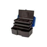Maleta Premium 3 Bandejas Ferramentas Cinza - Pollymer 4045