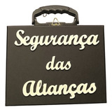 Maleta Segurança Aliança, Pajem, Casamento, Barato, Grande