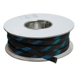 Malha Náutica Expansiva 12 Mm Preto/azul (25 M)