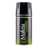 Malizia Desodorante Masculino Uomo Vetyver Spray