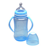 Mamadeira Aquarela Big Com Alça 330ml Kuka Azul Rosa