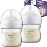 Mamadeira Avent Petala 125ml Bico Silicone Rn Recém Nascido