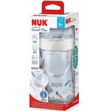 Mamadeira Essence Smart Flow 270ml Bico 6m+ Branca Nuk