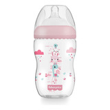 Mamadeira First Moments 330ml Fisher Price Cor Rosa Algodão Doce