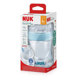 Mamadeira Nuk Essence Smart Flow 150ml 0-6 Meses Azul